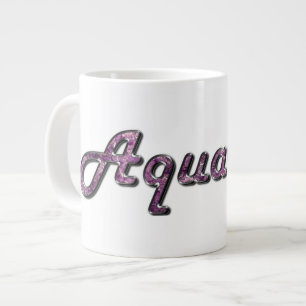 Taza De Café Gigante Acuario de Amethyst Gemstone