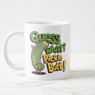 Taza De Café Gigante ¡Adivina qué_ Trasero de Pepino! Pepino Divertido