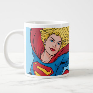 Taza De Café Gigante Adorable Supergirl Stance