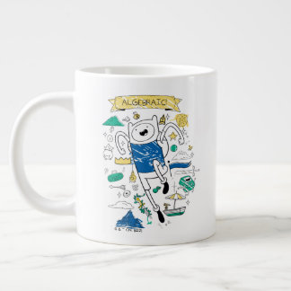 Taza De Café Gigante Adventure Time | "Algebraic" Finn Sketch
