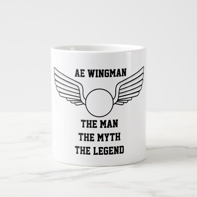 Taza De Café Gigante AE Wingman Mug (Frente)
