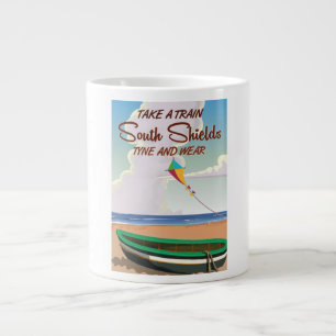 Taza De Café Gigante Afiche de South Shields Tyne y use el afiche de vi