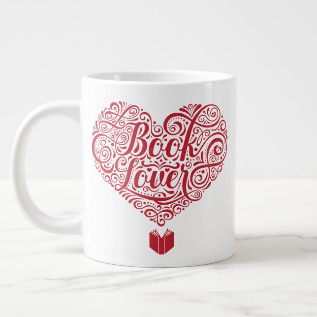 Taza De Café Gigante Aficionado a los libros (Izquierda)