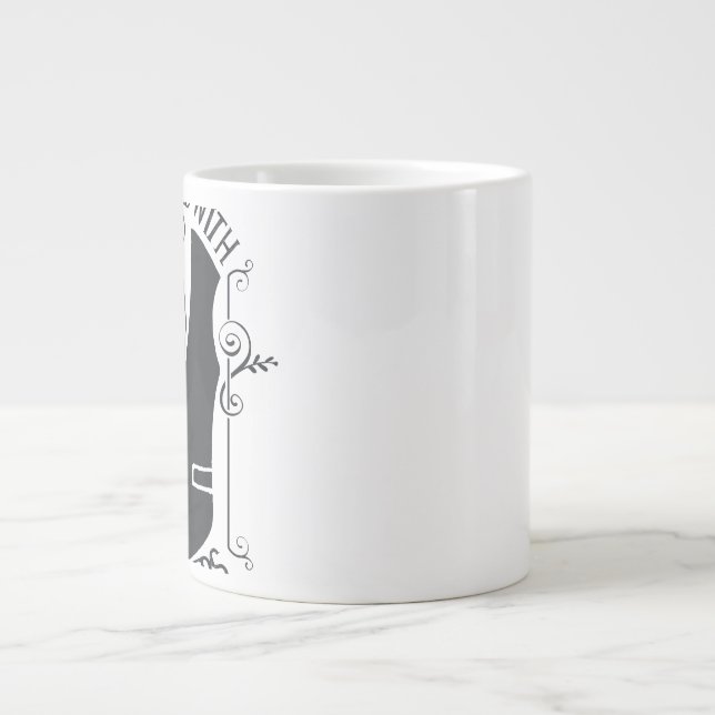 Taza De Café Gigante Afiliado A Los Aficionados (Frente)