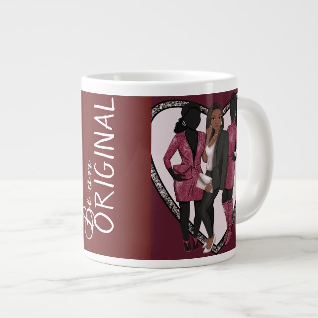 Taza De Café Gigante Afirmación matutina (Derecha)