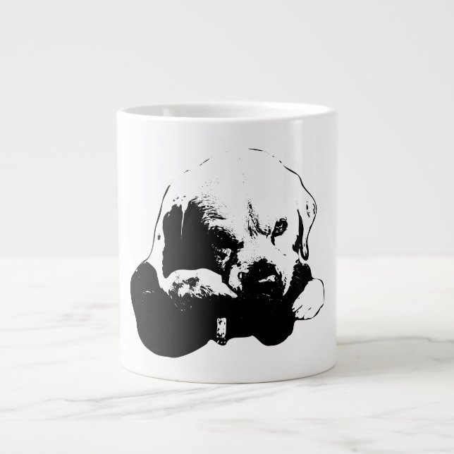 Taza De Café Gigante Afirmación sin parpadeo (Frente)