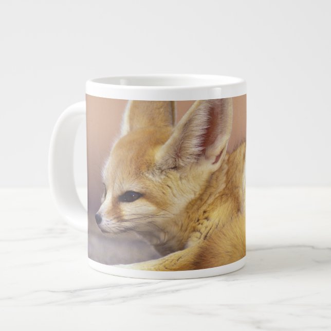 Taza De Café Gigante África del Norte. Fennec Fennecus zerda) (Izquierda)