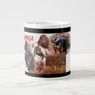 Taza De Café Gigante "África vintage"