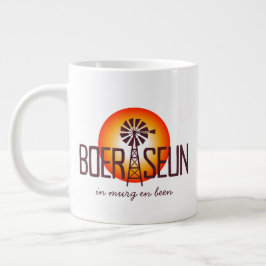 Taza De Café Gigante Afrikaans con paro de paro personalizado/custum BO