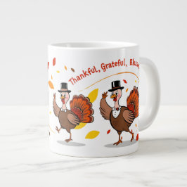 Taza De Café Gigante Agradecidos agradecidos agradecimientos Feliz Acci
