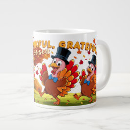 Taza De Café Gigante Agradecidos agradecidos agradecimientos Feliz Acci