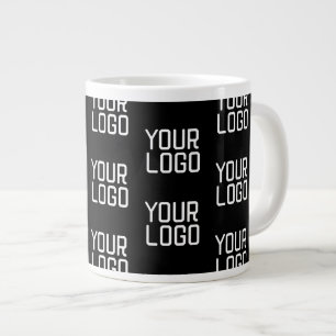 Taza De Café Gigante Agregar la plantilla editable de patrón repetitivo