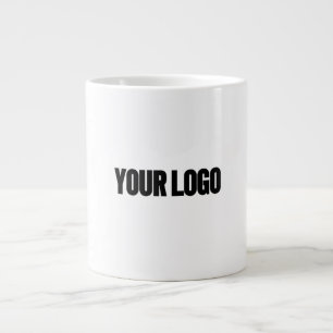 Taza De Café Gigante agregar su logotipo en blanco