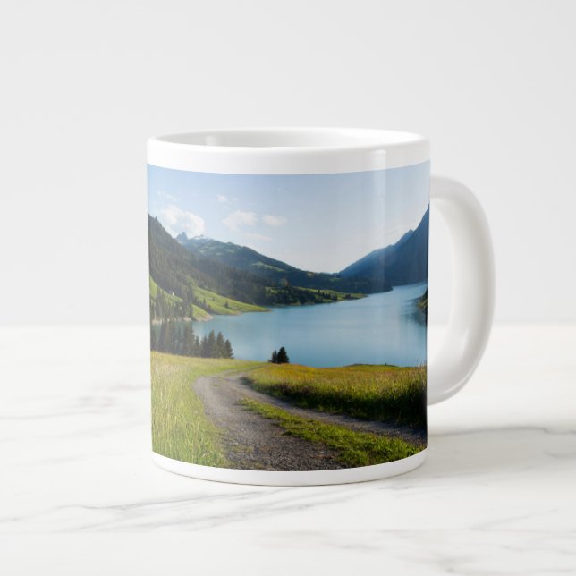 Taza De Café Gigante Agua | Camino de los Alpes suizos (Derecha)