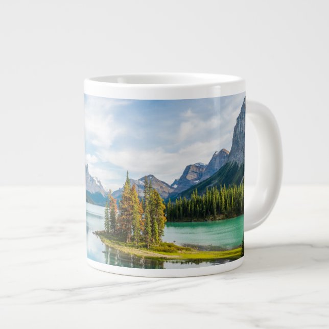 Taza De Café Gigante Agua | Lago Maligno, Parque Nacional Jasper, Canad (Derecha)