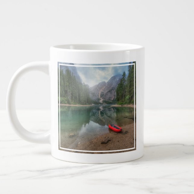 Taza De Café Gigante Agua | Lago Tirol del Sur, Italia (Izquierda)