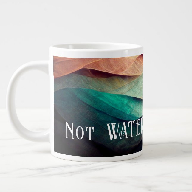 Taza De Café Gigante Agua no acuosa (Izquierda)