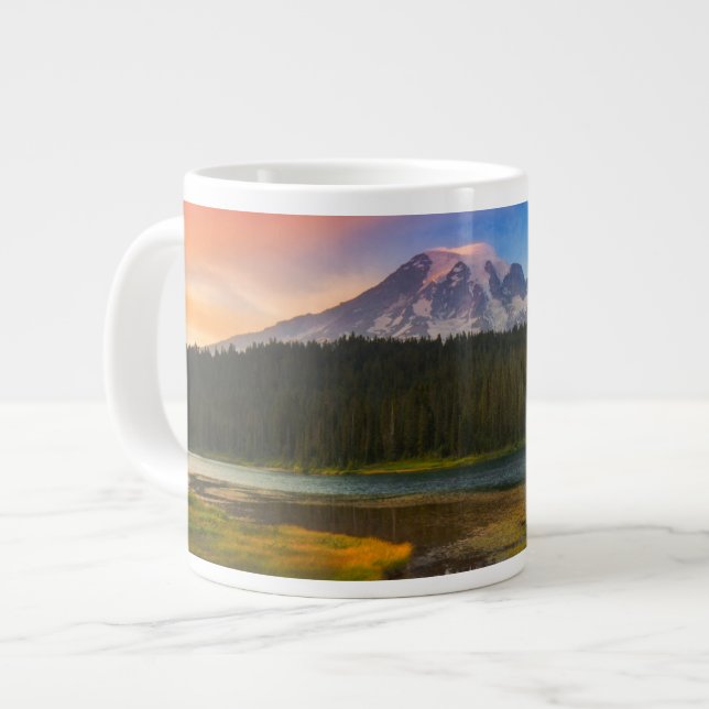 Taza De Café Gigante Agua | Parque nacional del monte Rainier, Washingt (Izquierda)