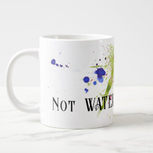 Taza De Café Gigante Agua sin acuarela, con pinturas