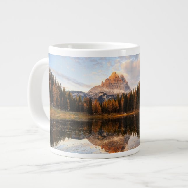 Taza De Café Gigante Agua | Tre Cime Di Lavaredo Italia (Izquierda)