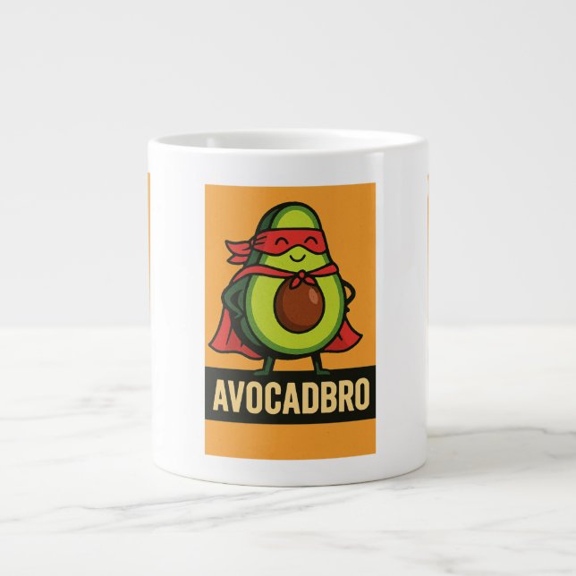 Taza De Café Gigante Aguadbro - Supercomida con superpoderes (Frente)