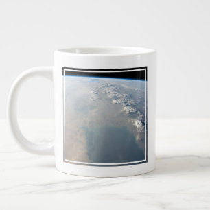 Taza De Café Gigante Aguas Azul Tropicales Del Golfo Pérsico. 2