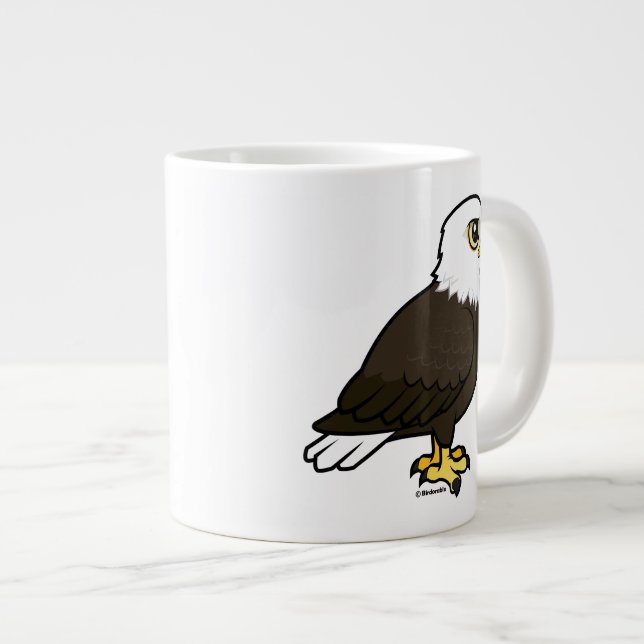 Taza De Café Gigante Águila Baldosa Birdorable (Derecha)
