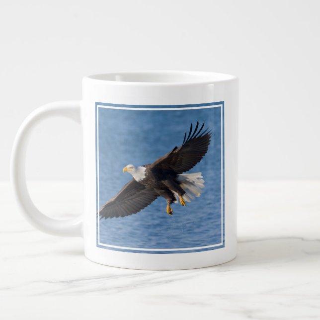 Taza De Café Gigante Águila calva en vuelo (Izquierda)