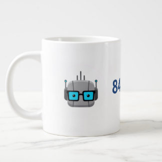 Taza De Café Gigante AI Nerd Jumbo Mug: Fuel Your Code with 844-AI-NERD