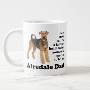 Taza De Café Gigante Airedale Dad Jumbo Mug