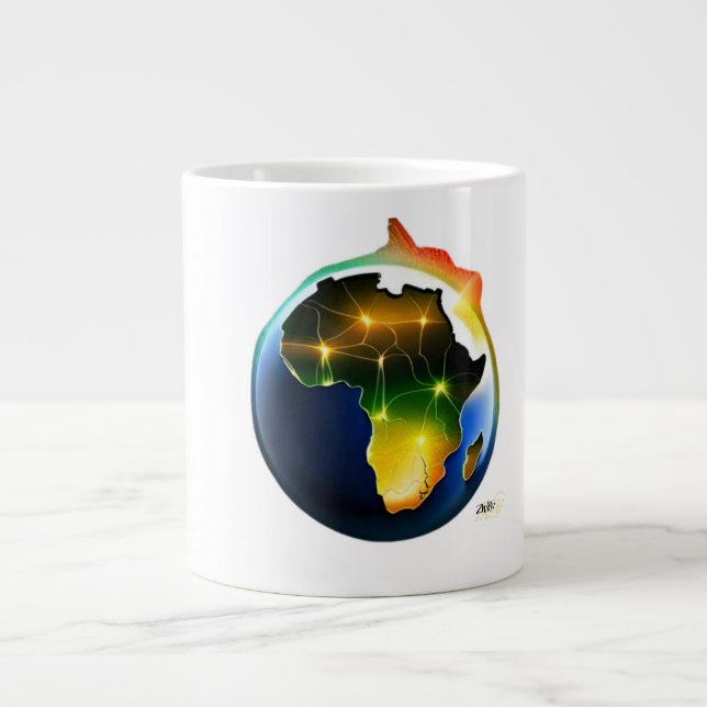 Taza De Café Gigante Al principio (Frente)