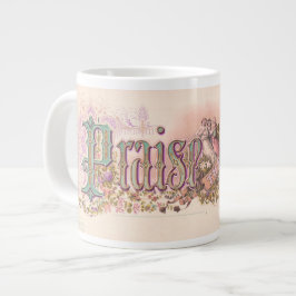 Taza De Café Gigante "Alaba Al Señor" Pasteles Bonitos