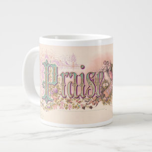 Taza De Café Gigante "Alaba Al Señor" Pasteles Bonitos