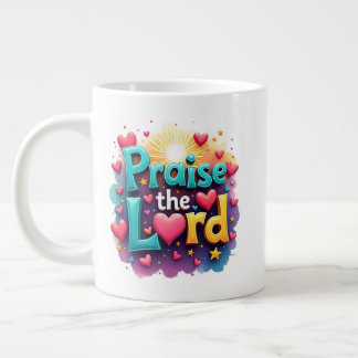 Taza De Café Gigante Alabado sea el Señor