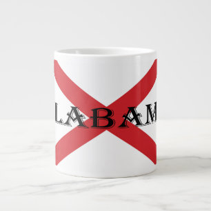 Taza De Café Gigante Alabama y el atracón de la bandera