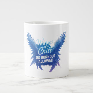 Taza De Café Gigante Alas de Chill Mug - No se permite la Copa de Café