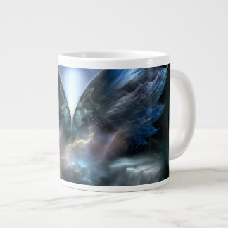 Taza De Café Gigante Alas De La Luz Jumbo Mug