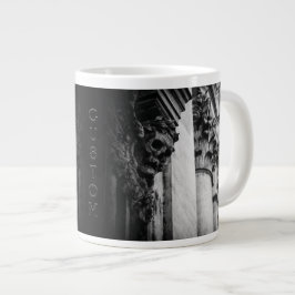Taza De Café Gigante Alas de Piedra Cráneo
