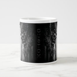 Taza De Café Gigante Alas de Piedra Cráneo