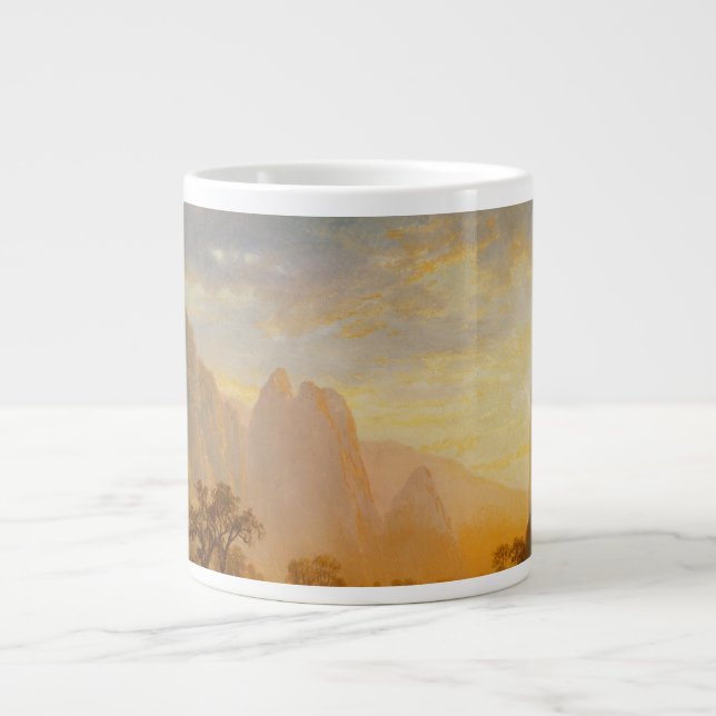 Taza De Café Gigante Albert Bierstadt Valley of the Yosemite (Frente)