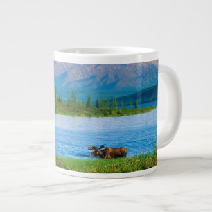 Taza De Café Gigante Alce macho en Wonder Lake