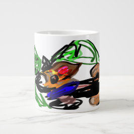 Taza De Café Gigante Alegría husky