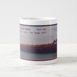 Taza De Café Gigante Algoma Espíritu jumbo mugre