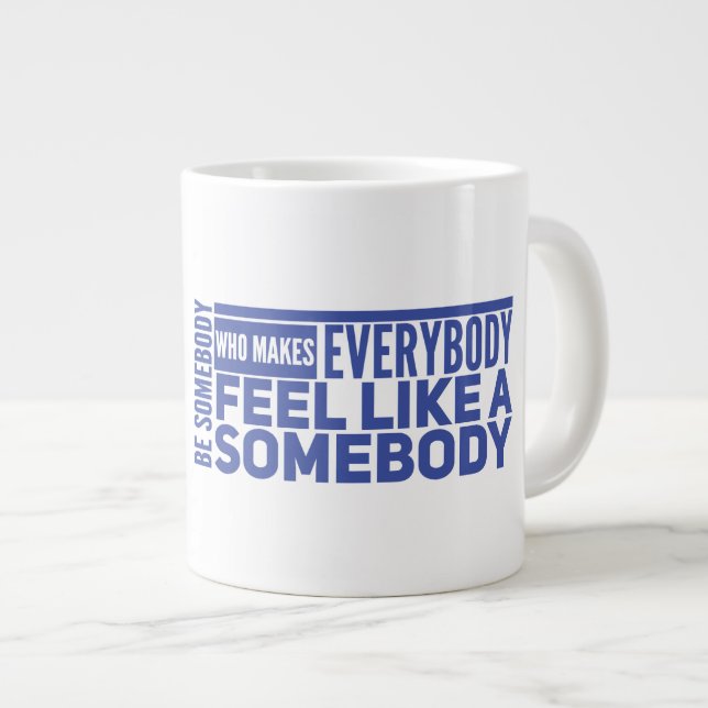 Taza De Café Gigante Alguien Jumbo Mug (Derecha)