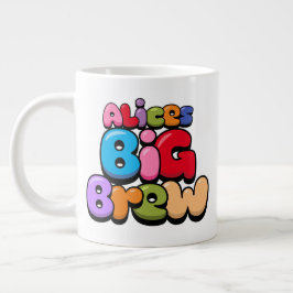 Taza De Café Gigante Alices Big Brew Gigante Café Mug