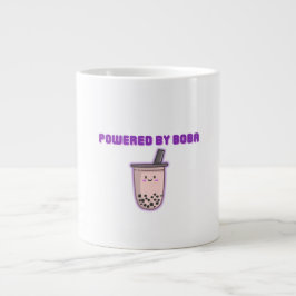 Taza De Café Gigante Alimentado por Boba - Té de burbuja de Kawaii