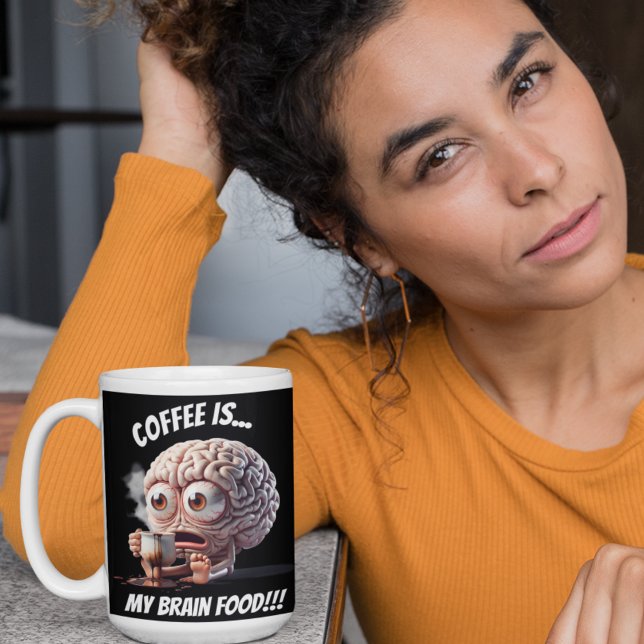 Taza De Café Gigante Alimentos cerebrales (Subido por el creador)