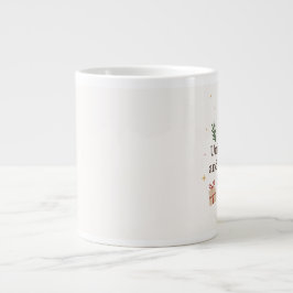 Taza De Café Gigante Alma de Copo de Nieve | Única, Tranquila y Bellame