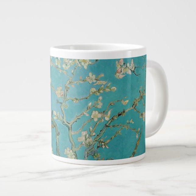 Taza De Café Gigante Almond Blossom, Oil Painting, Vincent Van Gogh (Derecha)