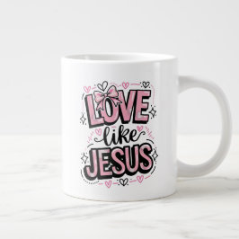 Taza De Café Gigante Ama Como Jesús